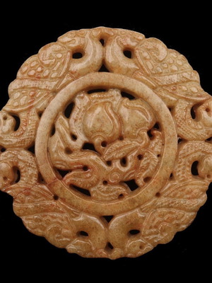 Large Dragon Turtle Amulet and Peaches of Immortality new