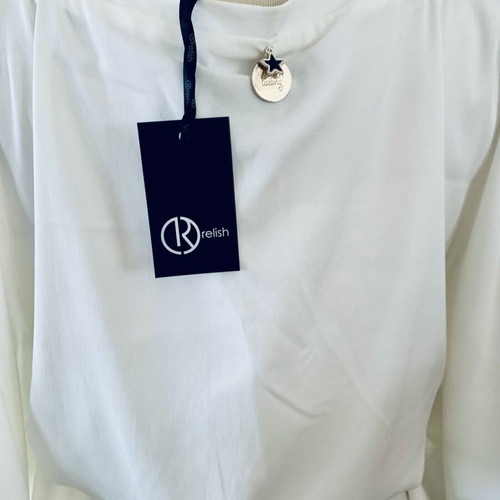 Relish short dress tunic with puff sleeves, adjustable length