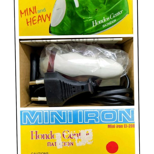 Mini Iron EL-208 new small travel iron Hondos