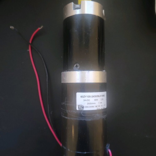DC motor 24V 30W with 1:168 gearbox like new