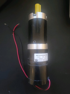 DC motor 24V 30W with 1:168 gearbox like new