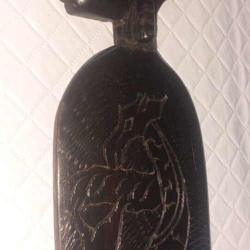 African carved wood comb made of mango wood new