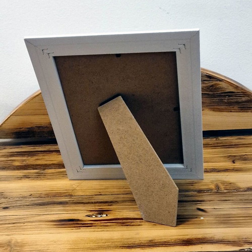 Wooden photo frame 13x18 white and gold, like new