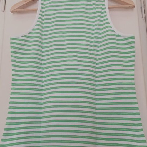 Gin tonic sleeveless striped blouse like new, multicolor, size L