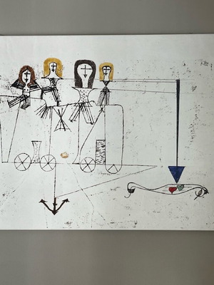 Πίνακας Paul Klee καινούργιος 80εκ x 1,2μ
