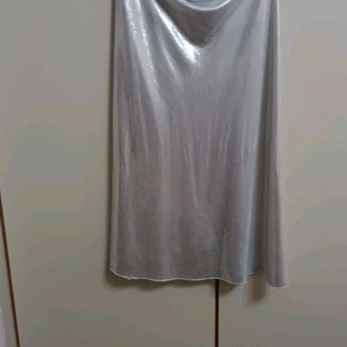 Mini dress silver metallic evening like new