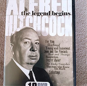Alfred Hitchcock 10 DVD Box Collection (10 ταινίες)