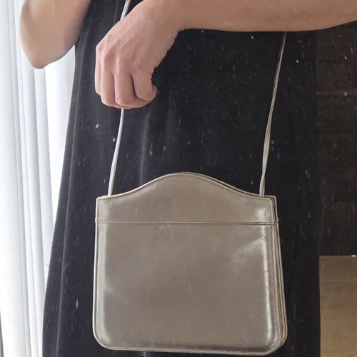 Jacques Vert Metallic Silver Crossbody Bag used
