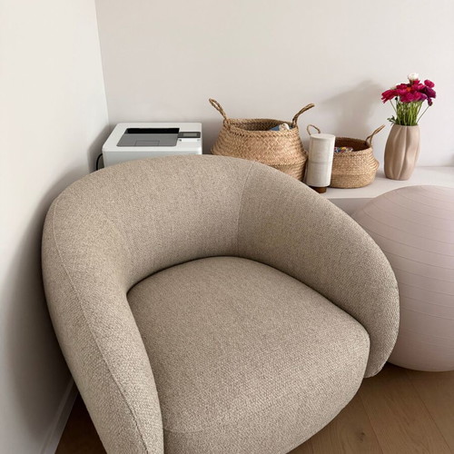 Bolzano armchair BoConcept new, beige Lazio fabric