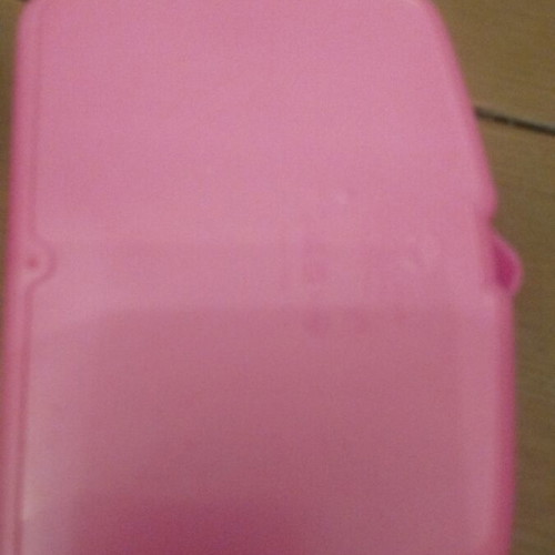 Tupperware bottle and Disney food container used, gift plastic fork