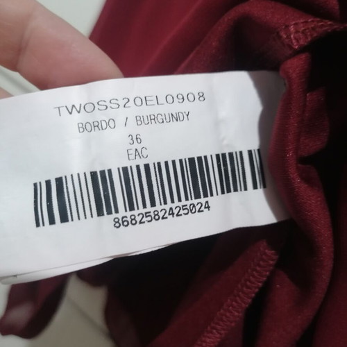 Trendyol burgundy dress size S