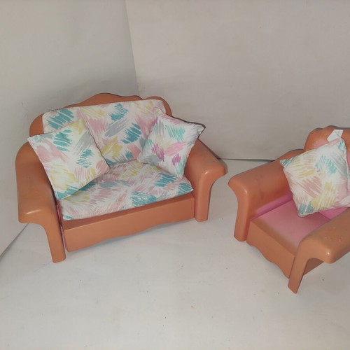 Barbie Sweet Roses Mattel 1987 furniture set used