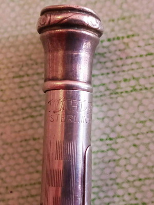 Wahl Eversharp ασημένιο μηχανικό μολύβι μεταχειρισμένο, 1920-1928
