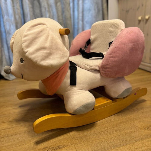 Nattou Rocking Mouse like new, soft fabric for babies
