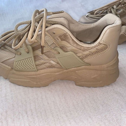 Women's sneakers high beige like new size 38