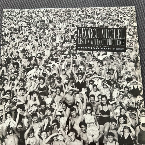 George Michael Listen Without Prejudice LP used, Greek edition