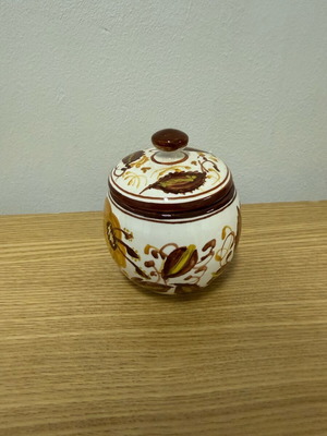Handmade jar with lid used, Rhodes