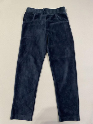 Cotton pants like new for 4-year-old girl, blue