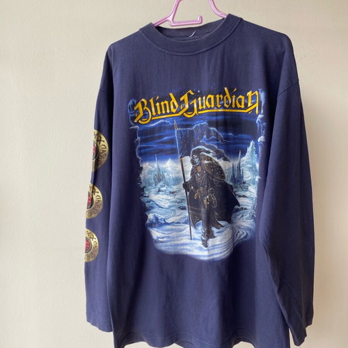 Blind Guardian long-sleeve vintage ’98 shirt like new, size XL, blue