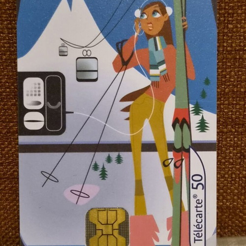 France Télécom Les Cabines phone card set used, 4 cards 2001