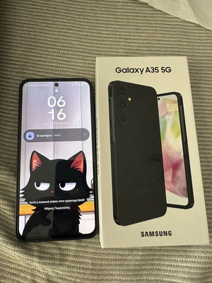 Samsung Galaxy A35 5G smartphone σαν καινούργιο, 6GB RAM, 128GB
