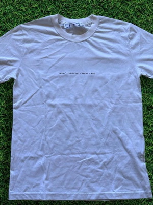 Off-White men's T-shirt size S new with arrow graphic print