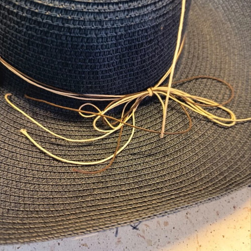 Women's summer hat new with accessories, blue