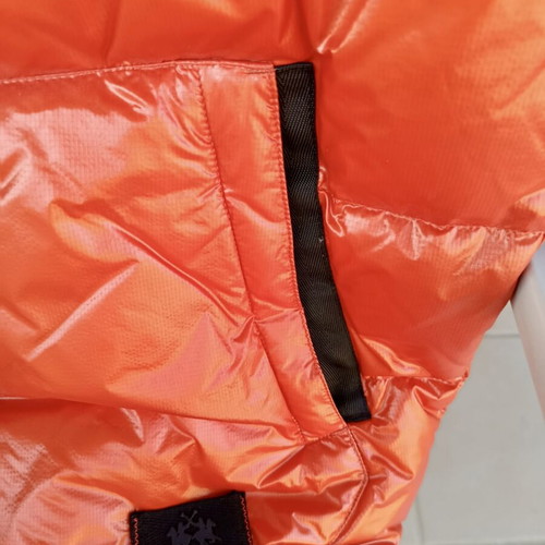 La Martina vest with down filling, like new, orange, size XL