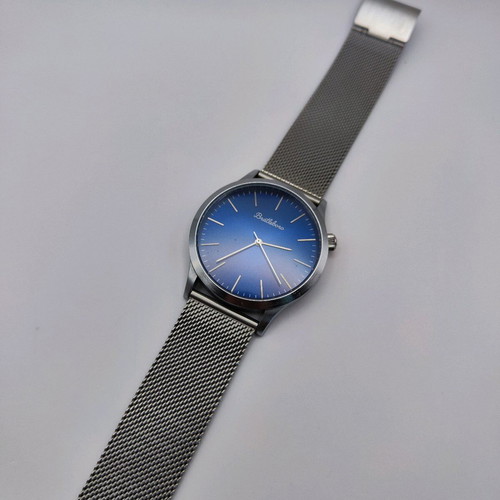 Bratleboro Tayrona watch like new, blue and silver