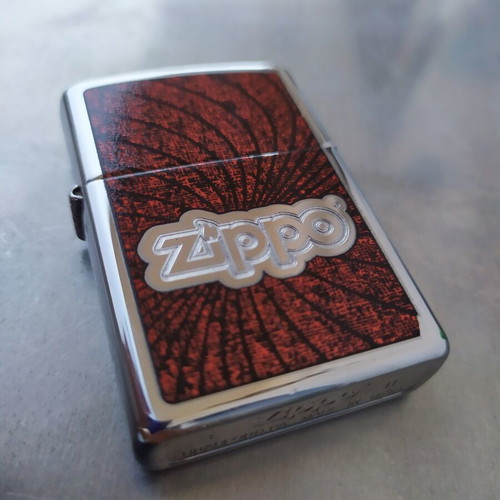 Zippo 2011 lighter with embossed design