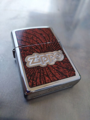 Zippo 2011 lighter with embossed design