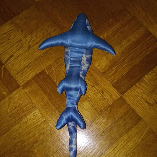 Decorative shark with sand inside