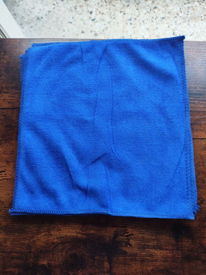Microfiber cloths new, pack of 10, blue