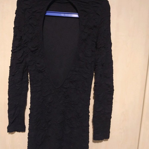 On Line elastic black dress like new, size M