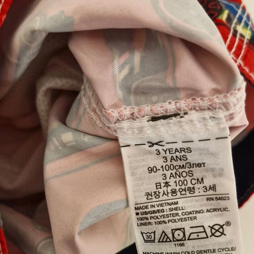 GAP x Hot Wheels kids' swimsuit like new, for 3 years old