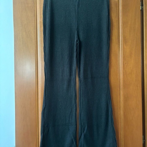 Ribbed pants new, black, size S / 36 / 8