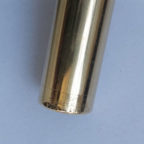 Parker 51 fountain pen used, rolled-gold cap, 14-karat nib, not working