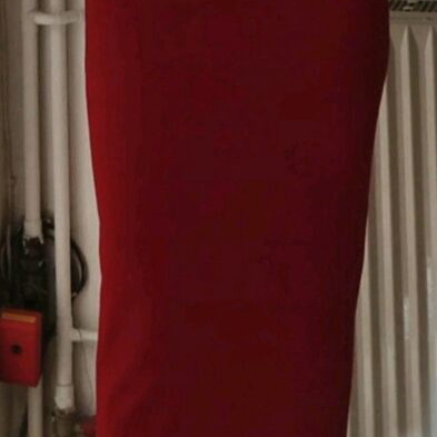 Women's long red Zara dress size S new