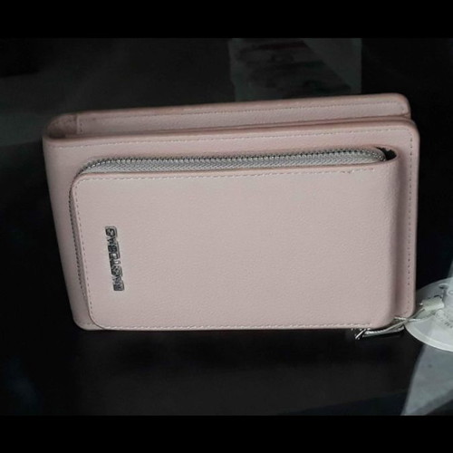 Bag to Bag γυναικείο ροζ τσαντάκι με φερμουάρ και αλυσίδα, καινούργιο