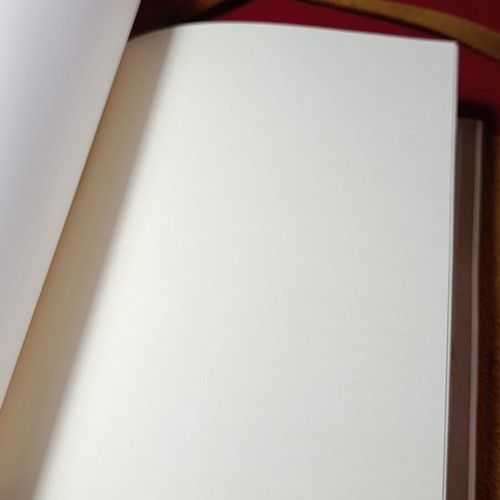 Leather diary vintage brown color like new, refillable