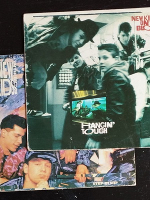 New Kids on the Block 2 vinyl records used, pop genre