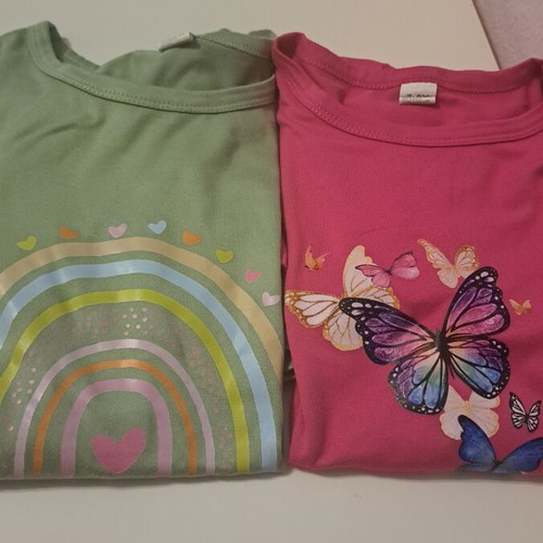 Shein dresses like new, pack of 2, pink and turquoise butterfly print