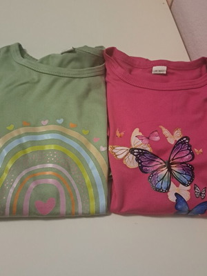 Shein dresses like new, pack of 2, pink and turquoise butterfly print