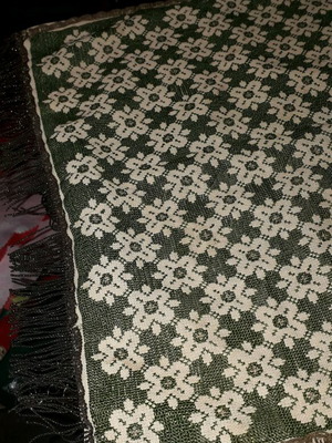 Table linen used with embroidery 62 x 34 cm, 1960s