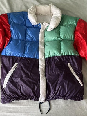 Moncler vintage μπουφάν μεταχειρισμένο, μέγεθος M, πολύχρωμο