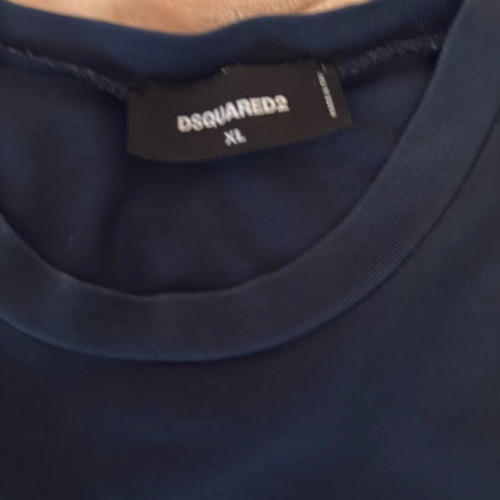 Dsquared2 blue T-shirt with iconic logo, like new, size XL