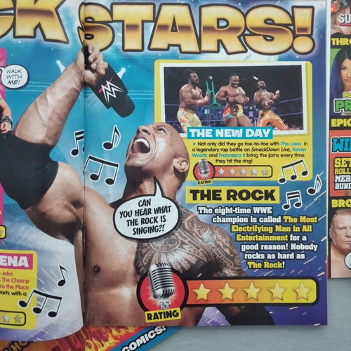 WWE Kids Magazines Bundle 10 Issues 2018 with Posters