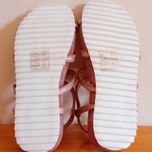 Exe flat sandals size 31, new, pink