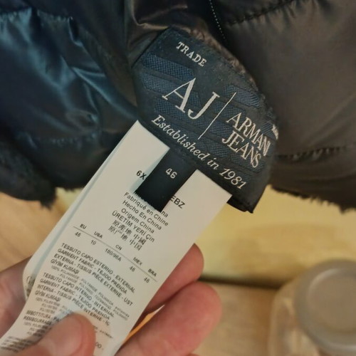 Armani Jeans women's jacket like new with fur lining size 46