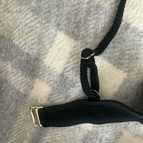 Black Swimsuit new, size L, crinkle fabric